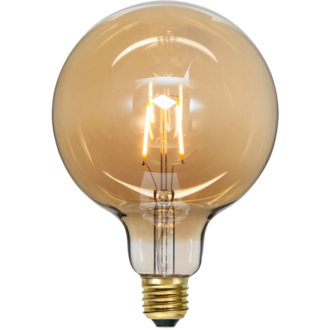 LED-Lampe E27 G125 Plain Amber