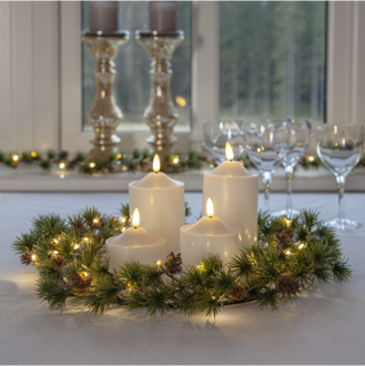 LED Stumpenkerze Flamme