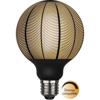 LED-Lampe E27 G95 Graphic