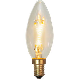 LED-Lampe E14 C35 Soft Glow