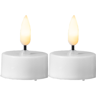 LED Teelichter 2 Set Flamme