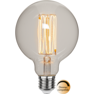 LED-Lampe E27 G95 Decoled Grace Clear