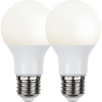 LED-Lampe E27 2 Pack Opaque Basic