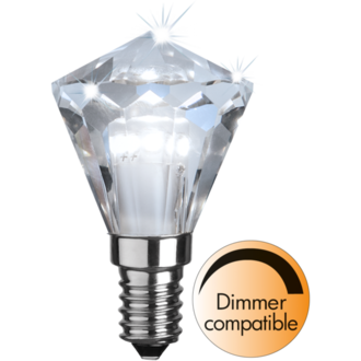 LED-Lampe E14 P45 Diamond