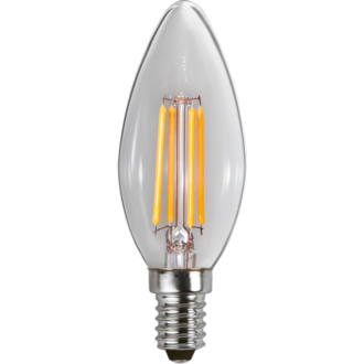 LED-Lampe E14 C35 Clear 3-step memory