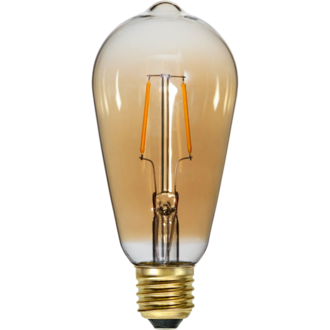 LED-Lampe E27 ST64 Plain Amber