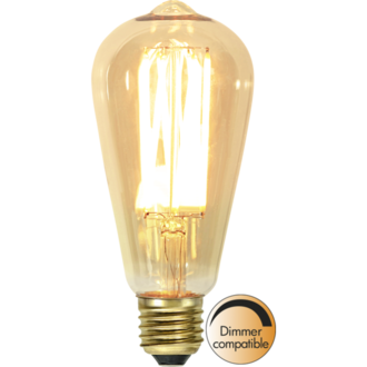 LED-Lampe E27 ST64 Vintage Gold