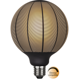 LED-Lampe E27 G125 Graphic