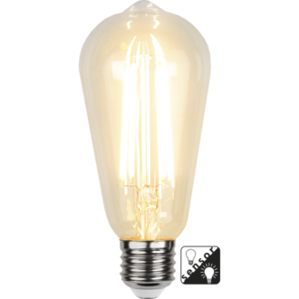 LED-Lampe E27 ST64 Sensor clear