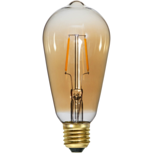 LED-Lampe E27 ST64 Plain Amber