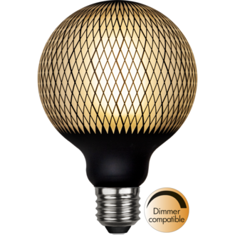 LED-Lampe E27 G95 Graphic