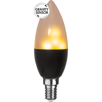 LED-Lampe E14 C37 Flame