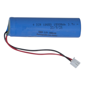 Batterie 18650 3,7V 1500mAh Li-ion JST-PH 2mm plug