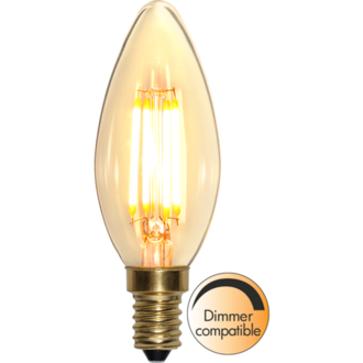 LED-Lampe E14 C35 Soft Glow