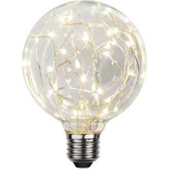LED-Lampe E27 G95 Decoled