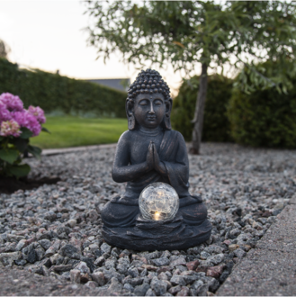 Solardekoration Buddha