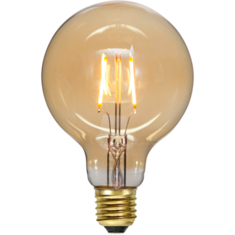 LED-Lampe E27 G95 Plain Amber