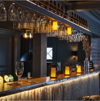 LED Stumpenkerze Diner Extra