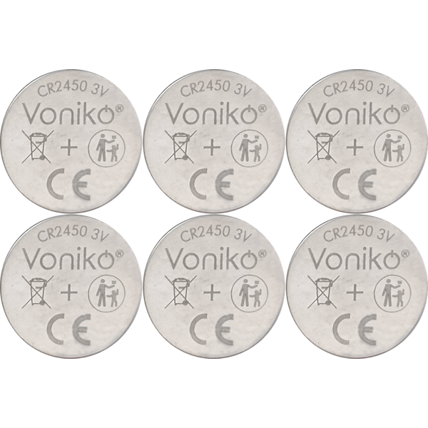 Batterie 6er Set CR2450