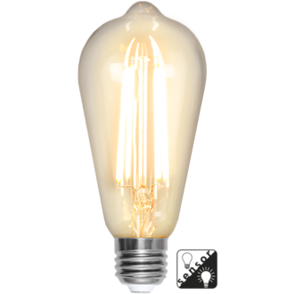 LED-Lampe E27 ST64 Sensor clear