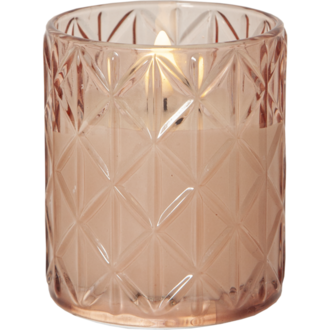 LED Kerze Flamme Romb