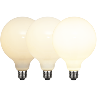 LED-Lampe E27 G125 Opaque Filament RA90 3-step