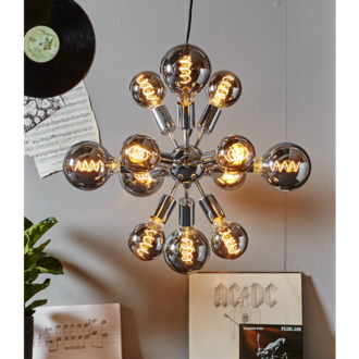 LED-Lampe E27 G95 Decoled Spiral Smoke