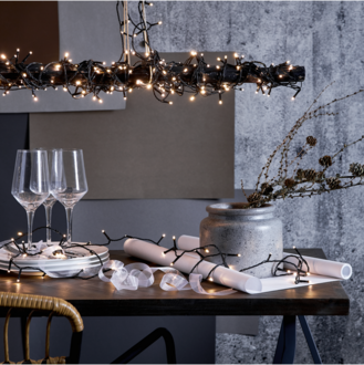 Lichterkette Crispy Ice White