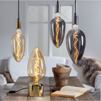 LED-lampe E27 C125 Industrial Vintage