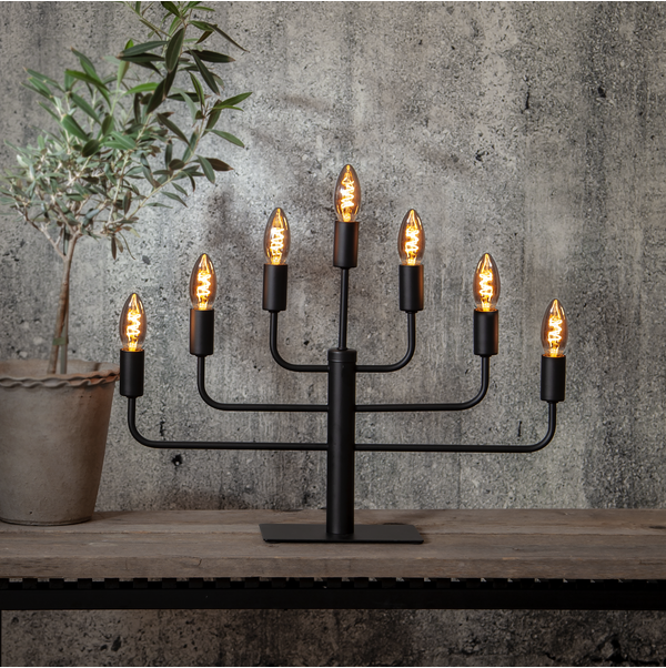 LED-Lampe E14 B35 Decoled Grace Smoke