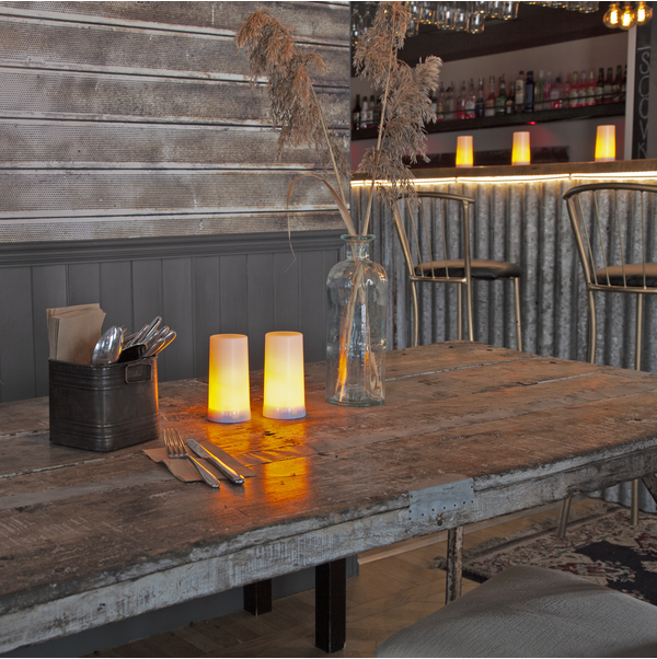 LED Stumpenkerze Diner 5 Extra