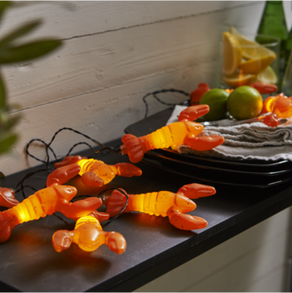 Lichterkette Crayfish Party