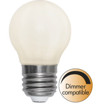 LED-Lampe E27 G45 Opaque filament RA90