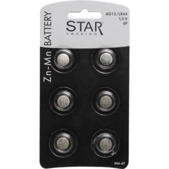 Batterie 6er Set AG13/LR44