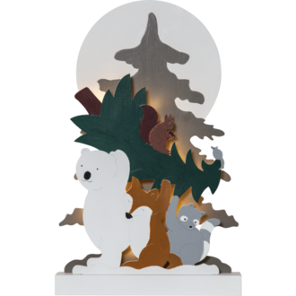 Tischdekoration Forest Friends