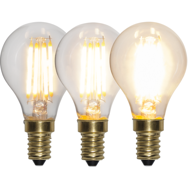 LED-Lampe E14 P45 Soft Glow 3-step memory