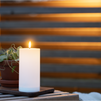 Solar-Kerze Flamme Saul