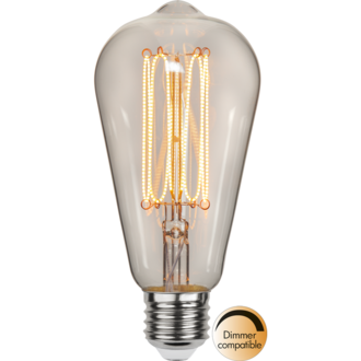 LED-Lampe E27 ST64 Decoled Grace Clear