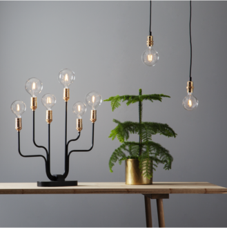 LED-lampe E14 G80 Soft Glow