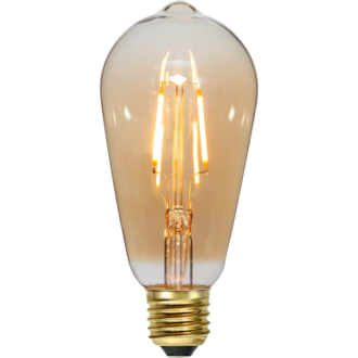 LED-Lampe E27 ST64 Plain Amber