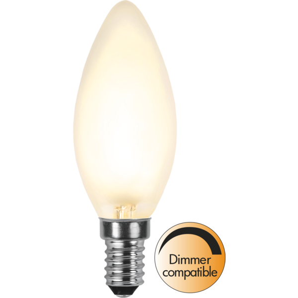 LED-Lampe E14 B35 Opaque Filament RA90