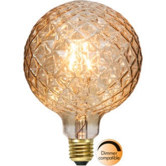 LED-Lampe E27 G125 Decoled