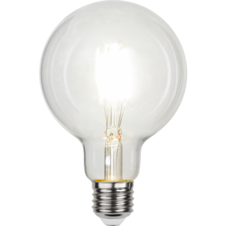 LED-Lampe E27 G95 Clear