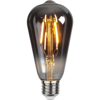 LED-Lampe E27 ST64 Plain Smoke