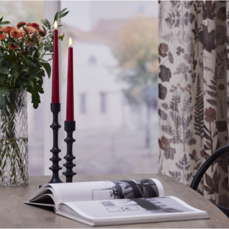 LED Leuchterkerze 2er Set Flamme Candy
