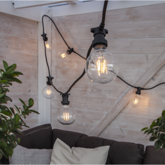 LED-lampe B22 G95 Outdoor Lighting PC Cover Filament