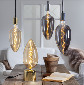 LED-lampe E27 C125 Industrial Vintage