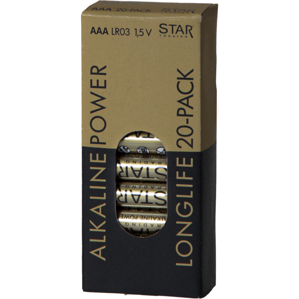 Batterie 20er set AAA 1,5V Power Alkaline