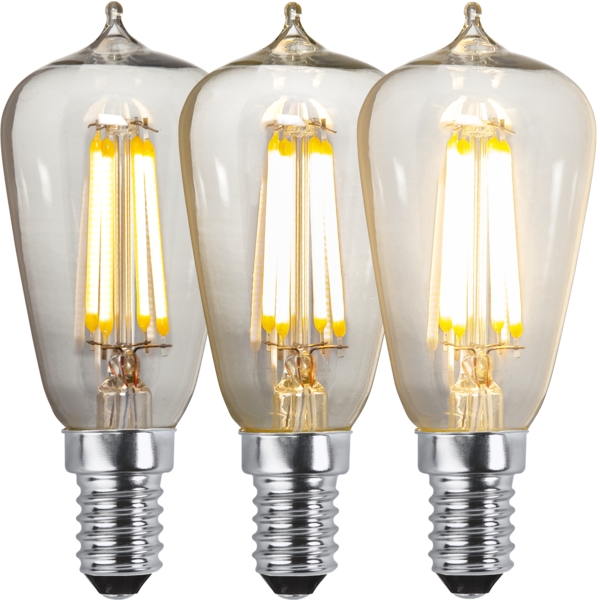 LED-Lampe E14 ST38 Clear 3-step Memory