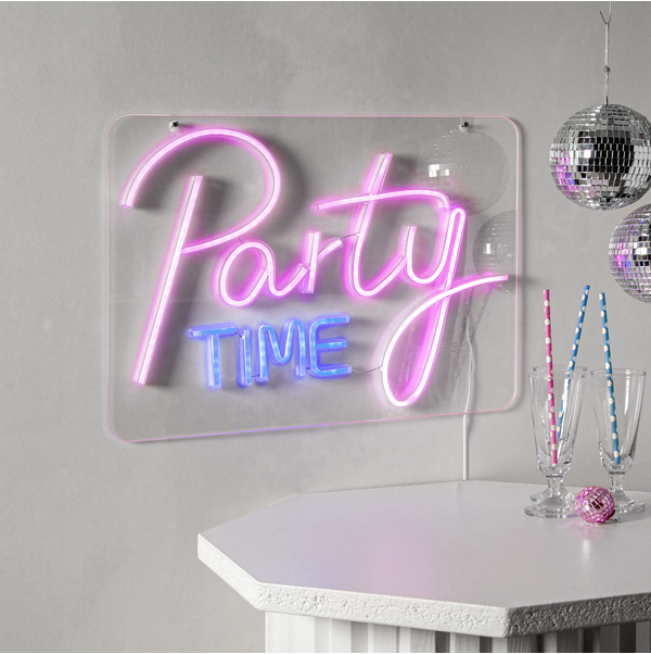 Dekoration Innen Plexy Partytime